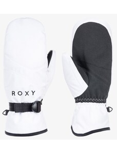 Bílé dámské snowboardové rukavice Roxy Jetty Solid Mittens
