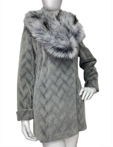 Maistyle Stylový a teplý zimní kabát s délkou do pasu a elegantní vzhled