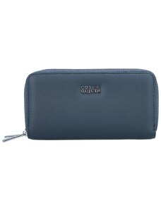 Coveri Trendová dámská koženková peněženka Cihu, světle modrá