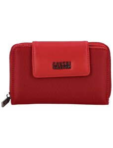 Coveri Trendová dámská koženková peněženka Dari, červená