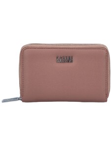 Coveri Trendová dámská koženková peněženka Fijo, růžová
