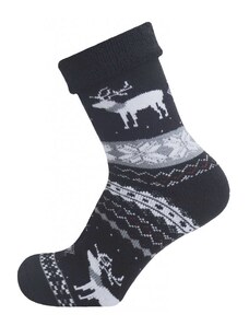 ALBA zimní ponožky Černé 39-42