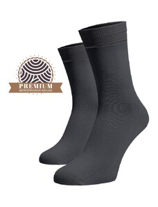 Benami Ponožky z mercerované bavlny - šedé