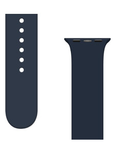 IZMAEL.eu Silikonový řemínek APS na hodinky pro Apple Watch Ultra / 8/7/6/5/4/3/2 / SE (49/45/44 / 42 mm) Tmavo Modrá