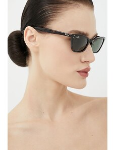 Sluneční brýle Ray-Ban LADY BURBANK dámské, hnědá barva, 0RB2299