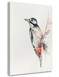 Gario Obraz na plátně Červený a černý pták - Dorota Martyńska Rozměry: 40 x 60 cm