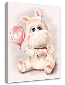 Gario Obraz na plátně Růžový balonek - Svetlana Gracheva Rozměry: 40 x 60 cm