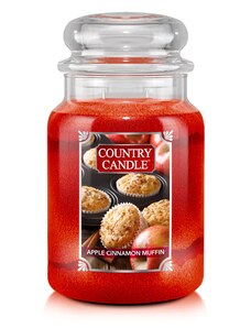 Country Candle Vonná Svíčka Apple Cinnamon Muffin, 652 g