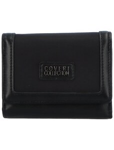 Coveri Menší dámská koženková peněženka Tadeo, černá