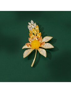 Éternelle Brož Swarovski Elements Estefania - květina