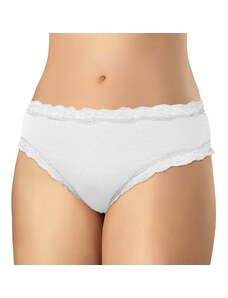 Andrie PS 2827 bílé dámské kalhotky s krajkou