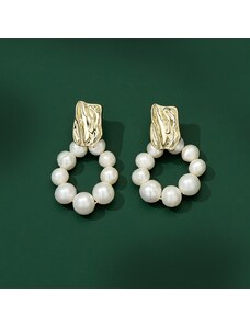 Éternelle Luxusní perlové náušnice Francesca - sladkovodní perla
