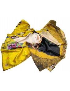 Italstyl Itálie Dámský šál s hedvábím Klimt