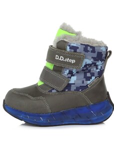 Dětské zimní kotníkové boty D.D.step F61-260 modré