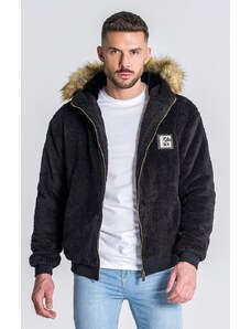 Gianni Kavanagh Pánská Černá Bunda Bronx Sherpa Jacket