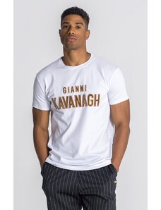 Gianni Kavanagh Pánské Bílé Tričko Brividi