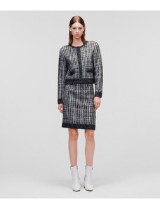 SUKNĚ KARL LAGERFELD BOUCLE KNIT SKIRT