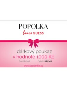 GUESS Dárková poukázka 1000Kč