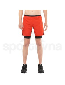 Salomon CROSS TWINSKIN SHORTS M LC1740600 - fiery red/black