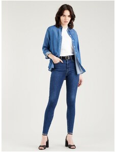 Levi's Modré dámské skinny fit džíny Levi's - Dámské