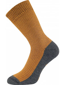Teplé ponožky Boma hnědé (Sleep-brown)