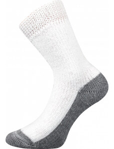 Teplé ponožky Boma bílé (Sleep-white)