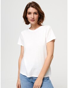 Sinsay - Bavlněné tričko - bílá