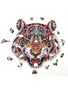 IZMAEL Dřevěné puzzle Color Tiger/M