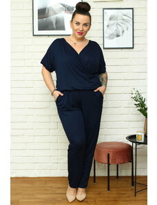 Dámský overal Karko Karko_Jumpsuit_Q095_Navy_Blue