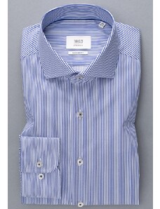 Košile Eterna Modern Fit "Streifen Twill" pruhovaná - modrá / bílá 3961_16X682