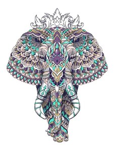 IZMAEL Dřevěné puzzle Magic Elephant/S