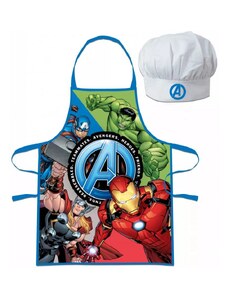 EUROSWAN Chlapecká zástěra s kuchařskou čepicí Avengers - MARVEL