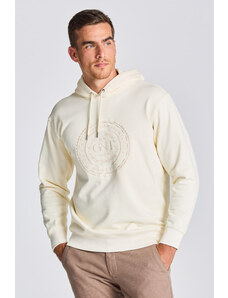 MIKINA GANT D2. MONOGRAM SWEAT HOODIE bílá L