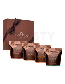 COCOSOLIS Luxury Coffee Scrub Box dárková sada s peelingovým účinkem