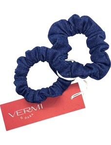 VERMI by DARA Gumičky do vlasů DENIM