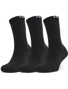 Pánské ponožky Under Armour Core Crew 3 Pack Socks Black/ White