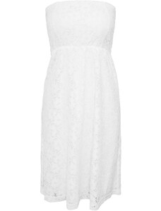 UC Ladies Dámské krajkové šaty bílé