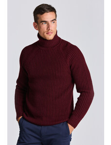 ROLÁK GANT D2. TEXTURED ROLL NECK červená M