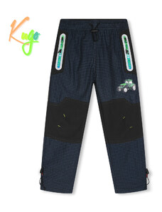 Chlapecké/dívčí zateplené outdoorové kalhoty - KUGO C7771 - šedé