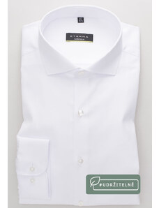 Košile Eterna Super Slim "Twill" neprůhledná bílá 8817_00Z182