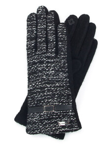 Dámské rukavice Wittchen, černo-bílá, vlna