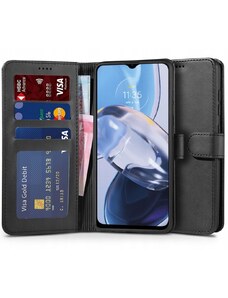 Ochranné pouzdro pro Motorola Moto E22 / E22i - Tech-Protect, Wallet Black