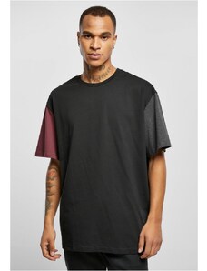 URBAN CLASSICS Organic Oversized Colorblock Tee - black