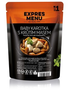 Expres Menu Baby karotka s krůtím masem 300g