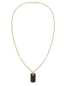 Tommy Hilfiger Stylový pozlacený náhrdelník s vojenskou známkou 2790432