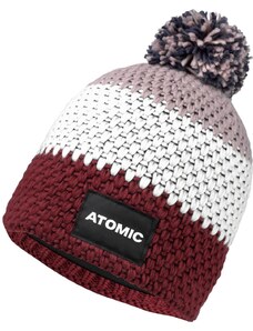 ATOMIC ALPS KIDS BEANIE Dusty Rose/White/Maroon