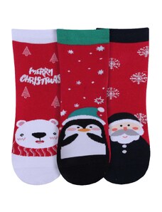 Dámské ponožky vysoké Vánoční pohoda A