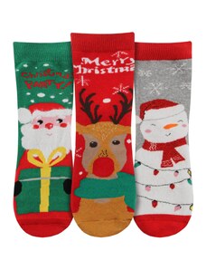 Dámské ponožky termo Vánoční sněhulák A