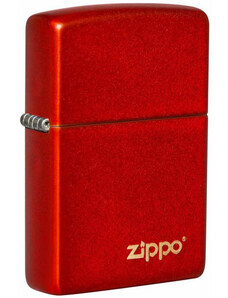 Zippo Classic Metallic Red Logo 26954