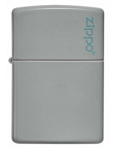 Zippo Classic Flat Grey Logo 26948